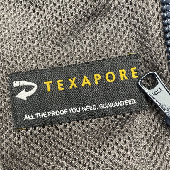 Jack Wolfskin Texapore Jacket Women’s M Shell Rain Full Zip Mesh Lined Navy - Picture 6 of 13